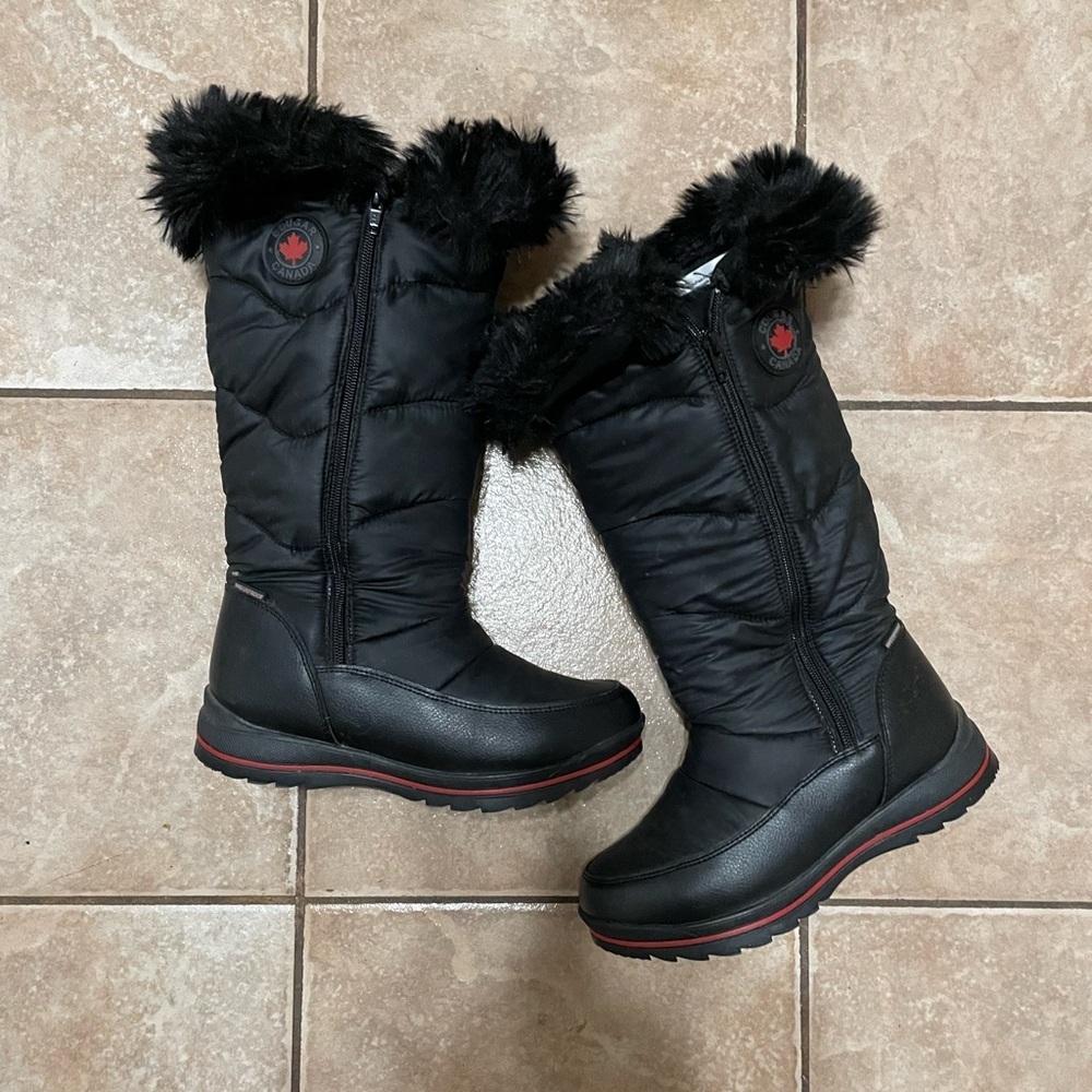 Cougar Canada black  bistro waterproof winter boots size 7​​